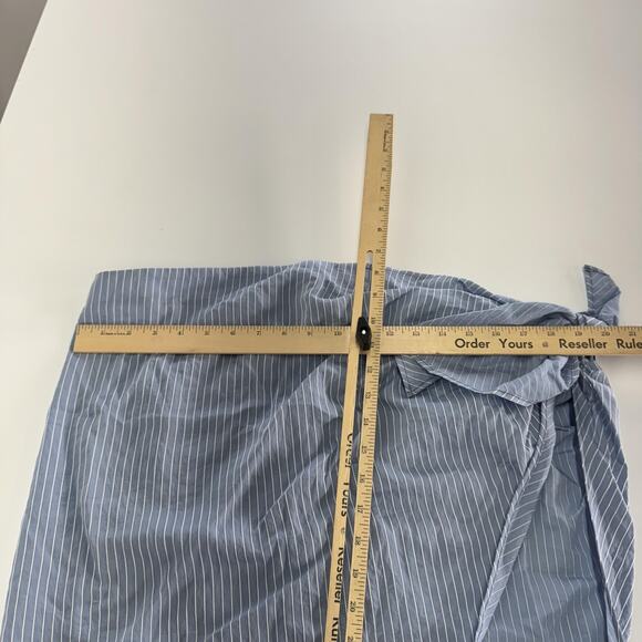 House of Harlow 1960 x Revolve Skirt Womens Extra Small Blue Nima Sarong Stripe - Picture 6 of 7